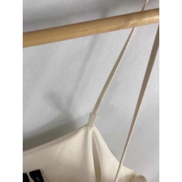 Theory Georgette Drape Slip Cami Off White Size P - Picture 5 of 6